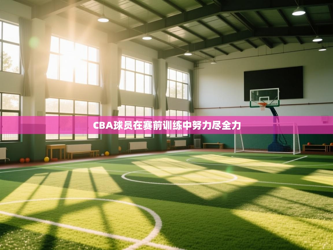 CBA球员在赛前训练中努力尽全力 第2张